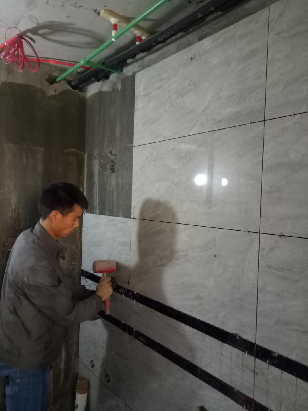 永川装修公司，和谐天城泥工施工图