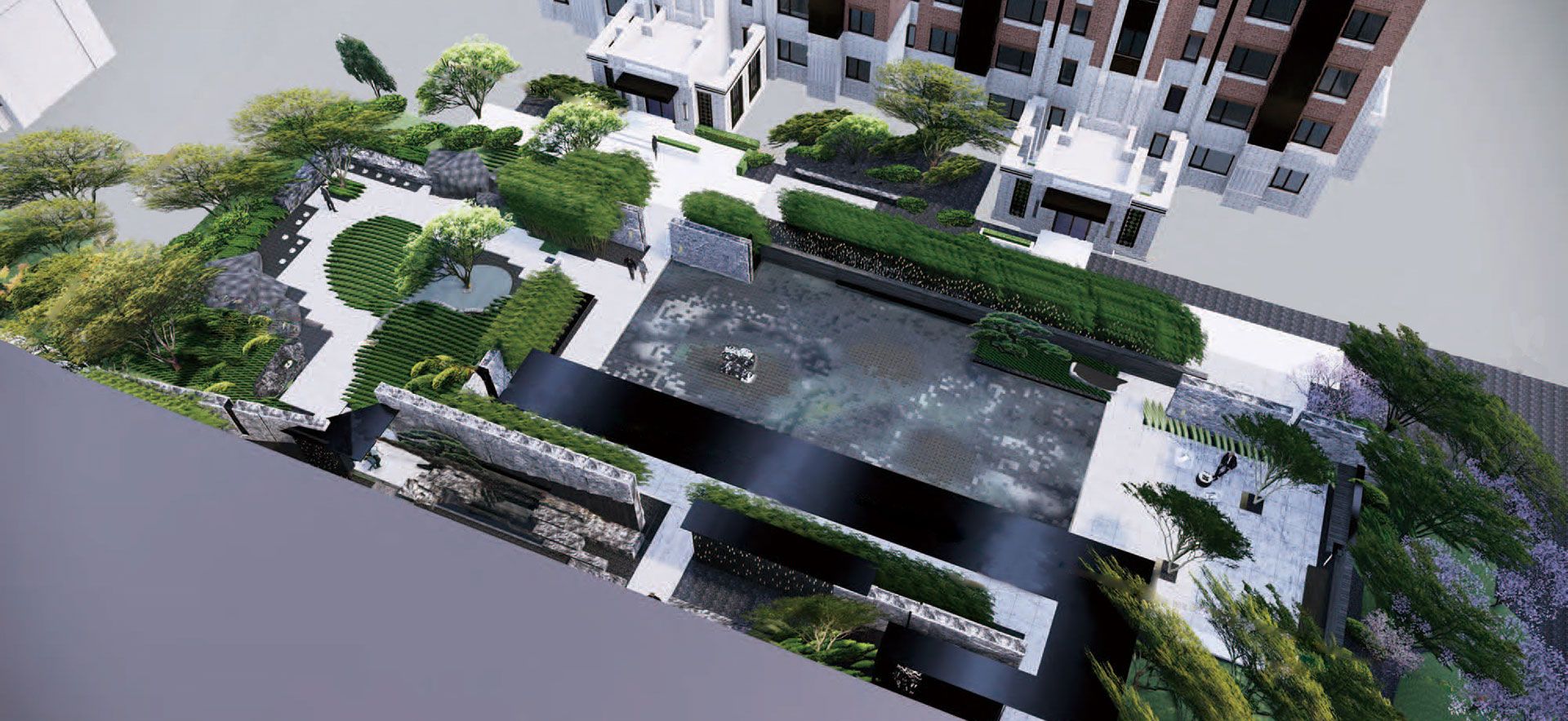 现代都市景观,现代自然风格景观