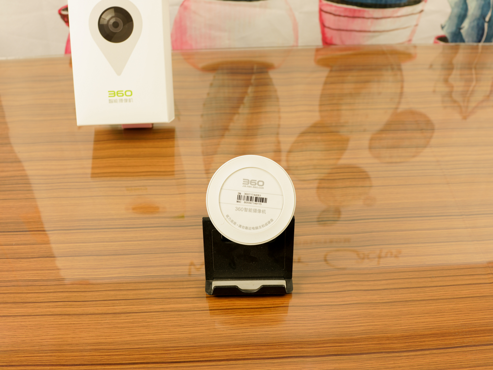 360智能摄像机云台标准版蓝灯,360智能摄像机夜视模式