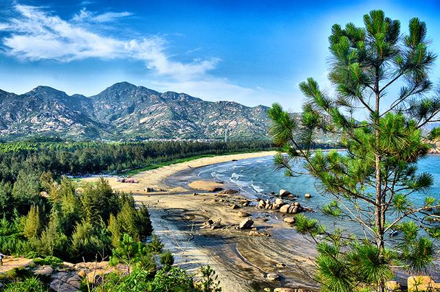 那琴湾地质海洋公园夜空,那琴湾海边