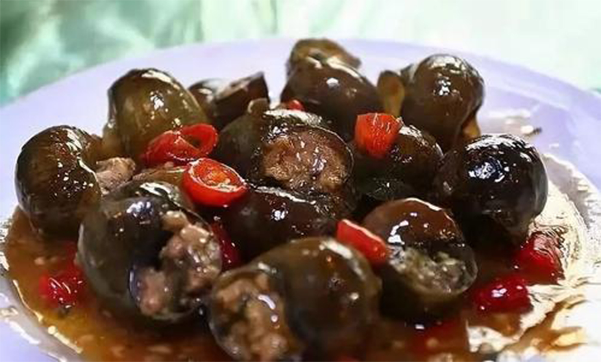 广西桂林阳朔特色菜田螺酿,阳朔田螺酿做法大全