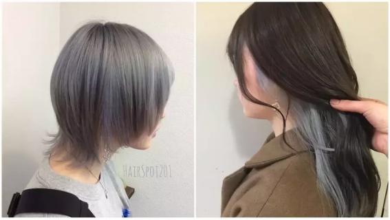 微潮色染发颜色推荐,恶魔紫色