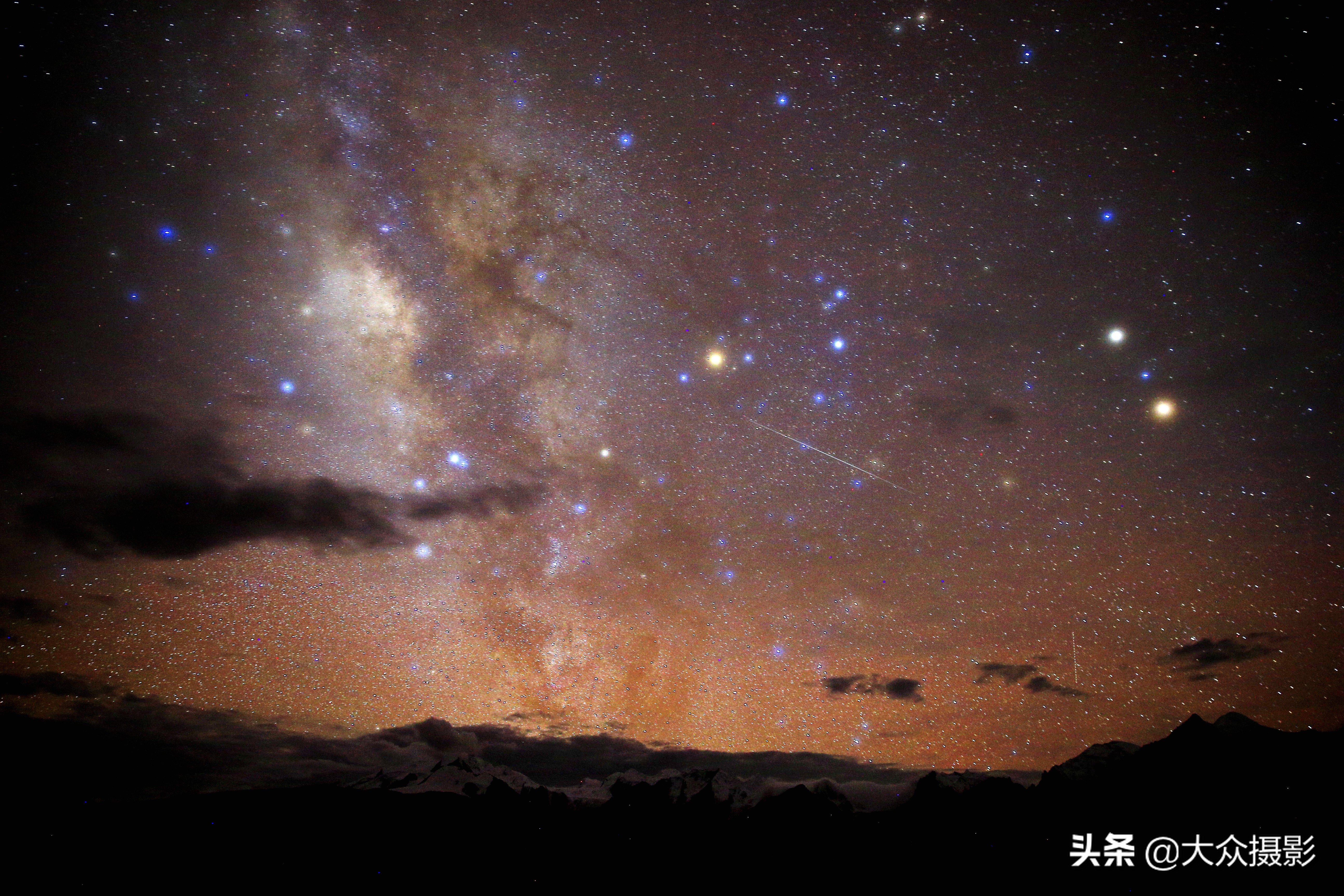 沉醉在美丽的夜空,沉醉璀璨的星空