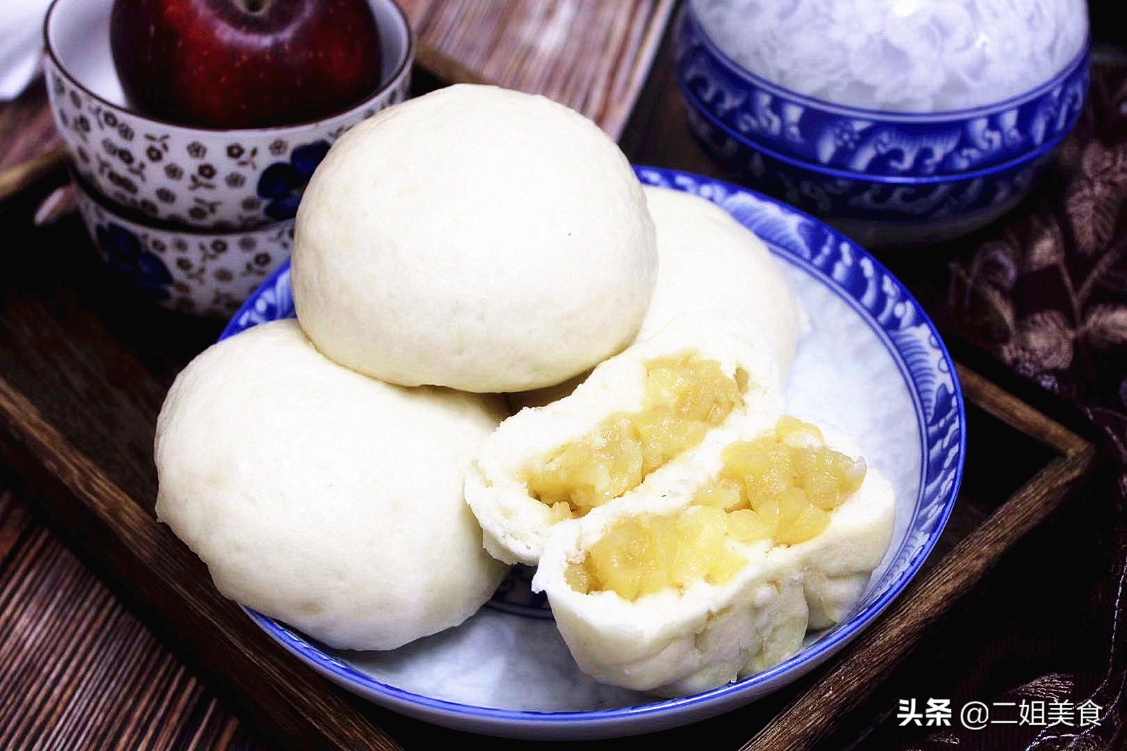 苹果包做法视频教程,苹果包烤箱做法