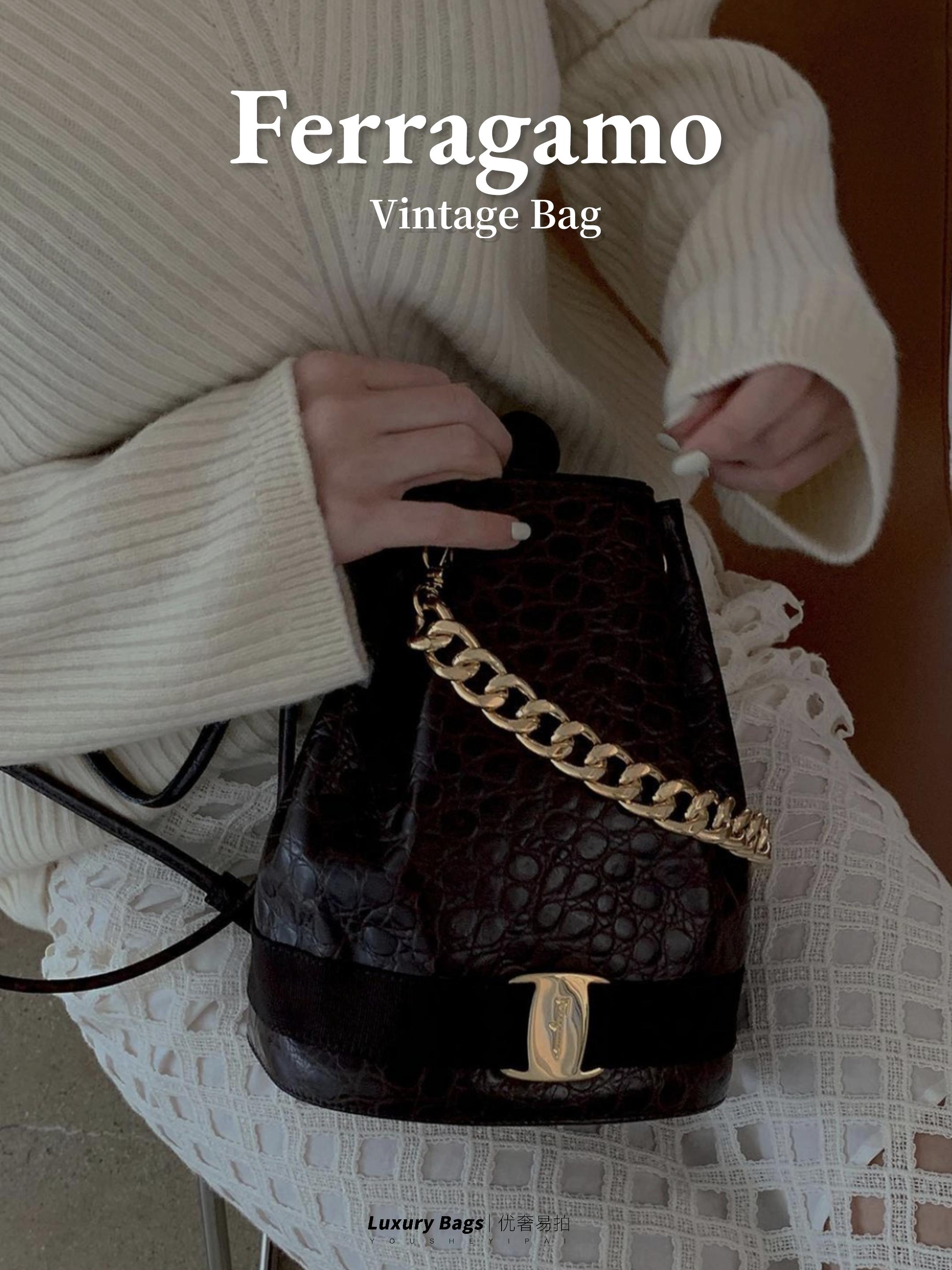 二手奢侈品种草｜比Chanel还优雅｜菲拉格慕绝美小众中古包