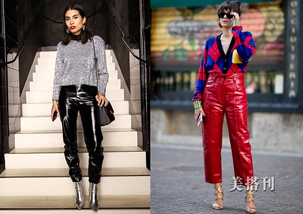 夏季新款漆皮时尚百搭,黑色漆皮短裙冬季穿搭