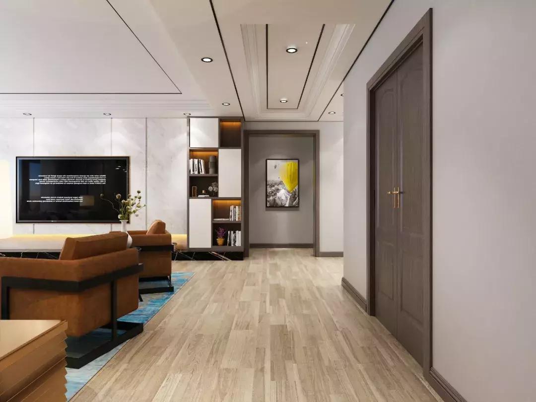 天山熙湖洋房装修美式风格,天山熙湖147平洋房中式装修