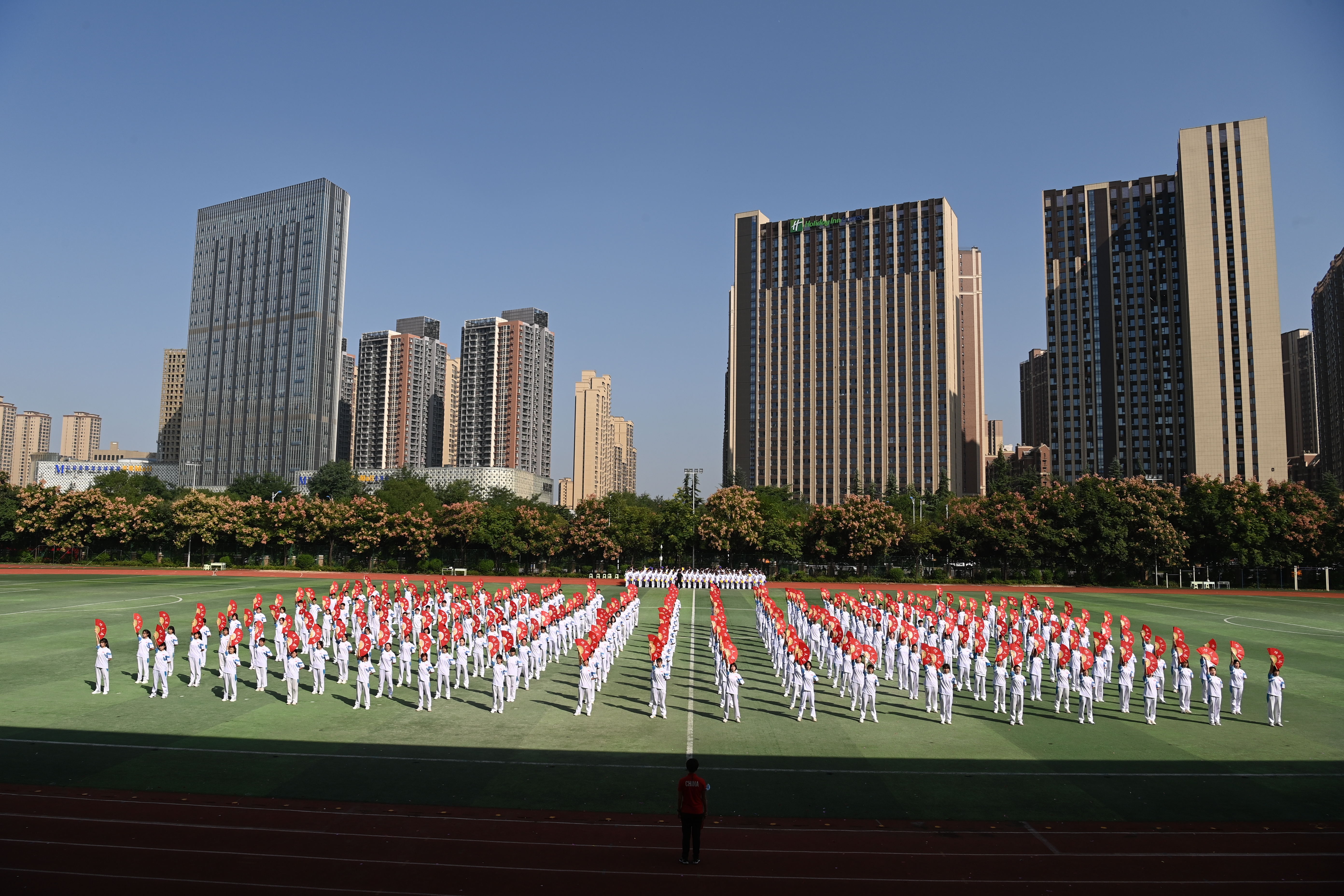运动有我逐梦不息——记高新一中南校区第25届校运会开幕式
