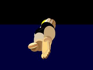 自由泳打腿髋部发力慢动作,自由泳6次打腿与划手配合