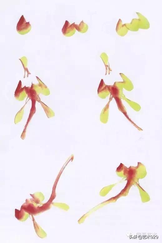 写意牡丹花篮画集锦,画写意牡丹叶子诀窍