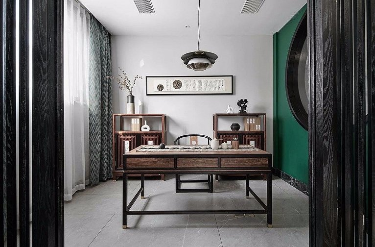 新中式高级灰图片大全,新中式大气与高贵