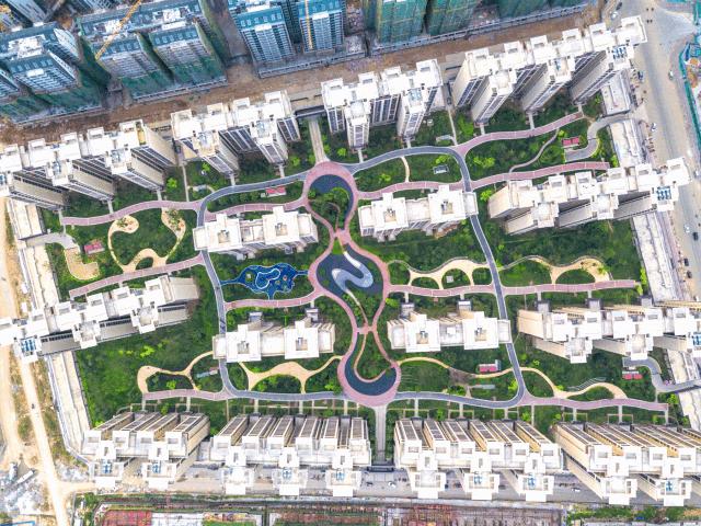 最美小区景观户外阳台效果图,有特色的小区和城市景观设计图片