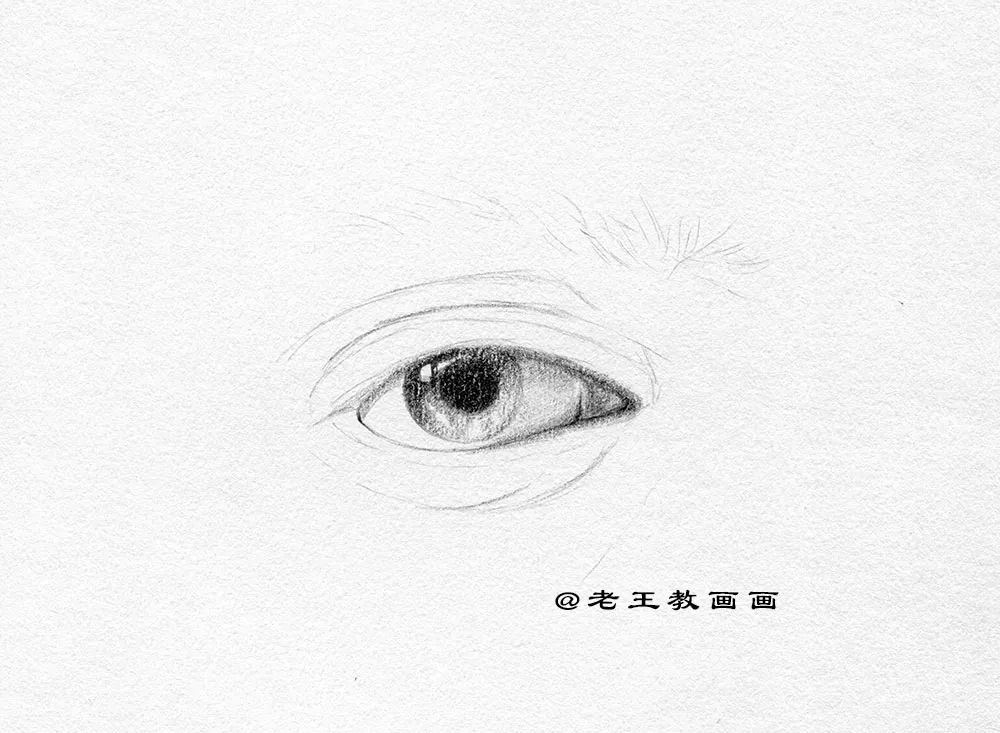 自学素描入门眼睛教程,画眼睛教程素描动漫