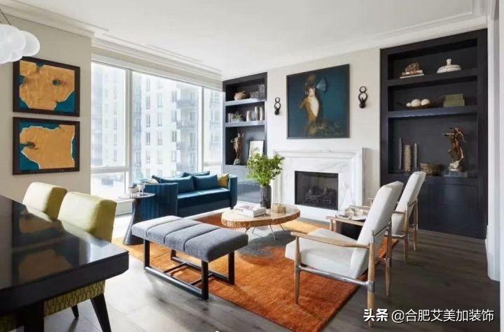 合肥景尚名郡125平米现代简约风，简洁精致的效果，让人百看不厌