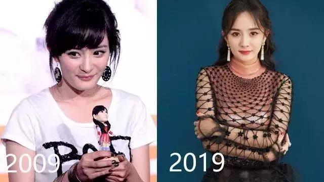 周迅陈数董洁哪个更年轻,董洁年轻和老了照片对比