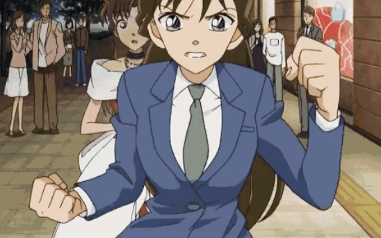 小兰挑战小五郎,小兰暴打小五郎