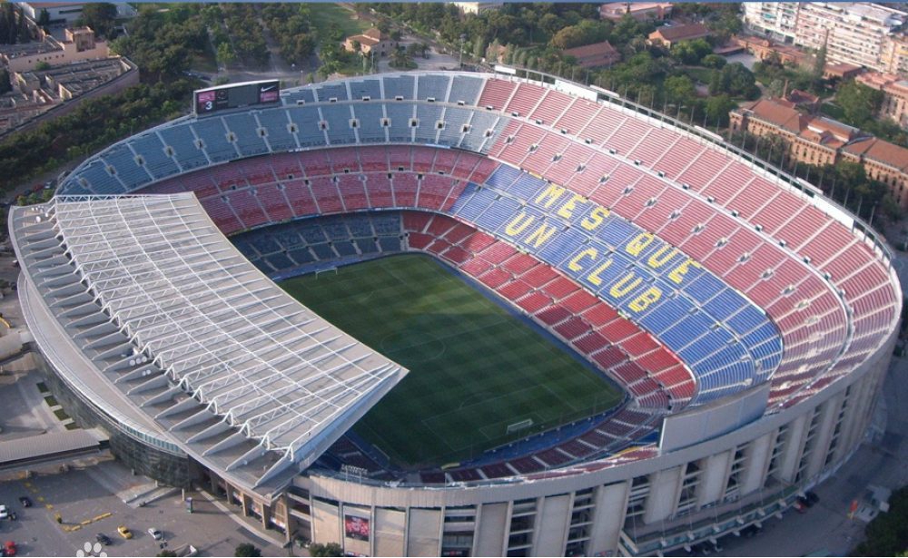 盘点世界足坛八大著名球场,欧洲足球十大震撼球场