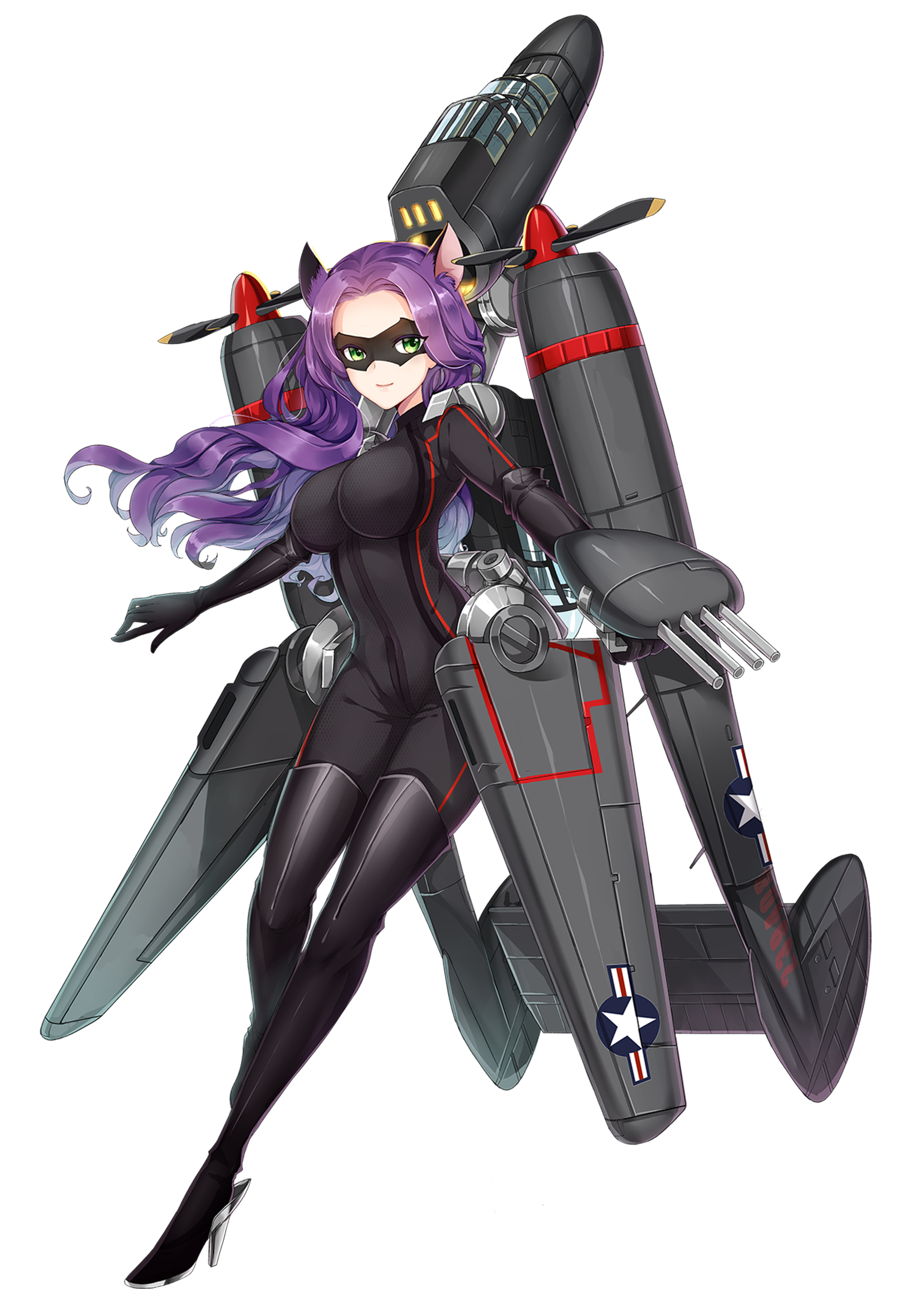 《苍穹战线》超过百种萌点各异的机娘，精美立绘原画插画卡牌欣赏