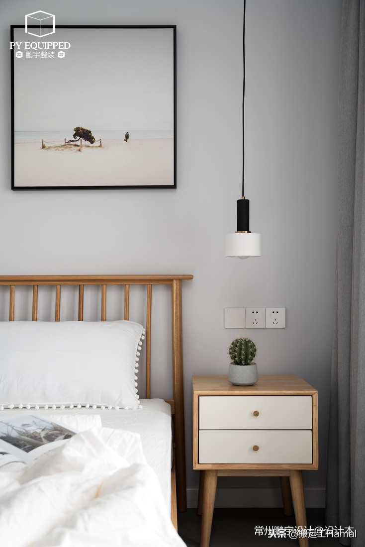 PYD｜荼白「106㎡极简北欧」