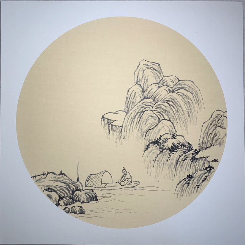 水墨山水画画法技巧,中国水墨画山水画入门教程