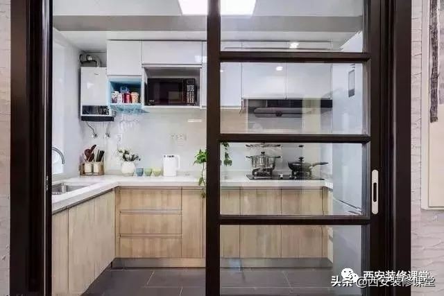 集成灶橱柜和什么颜色搭配好看,冰箱颜色和橱柜颜色搭配效果图