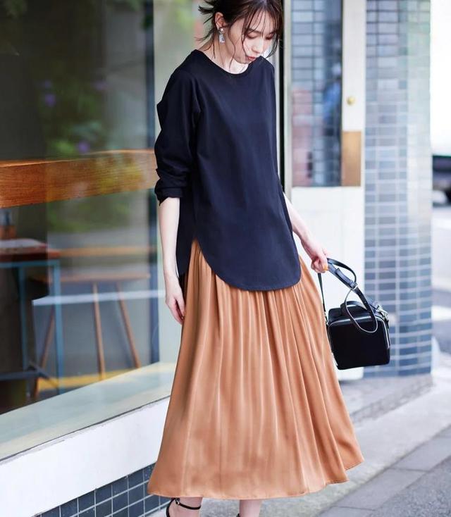 淑女气质服装搭配40岁半身裙,半身裙穿搭夏季45岁左右穿