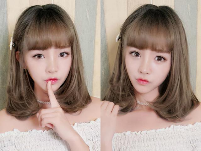 圆脸最适合卷发梨花头造型,齐肩梨花头卷发