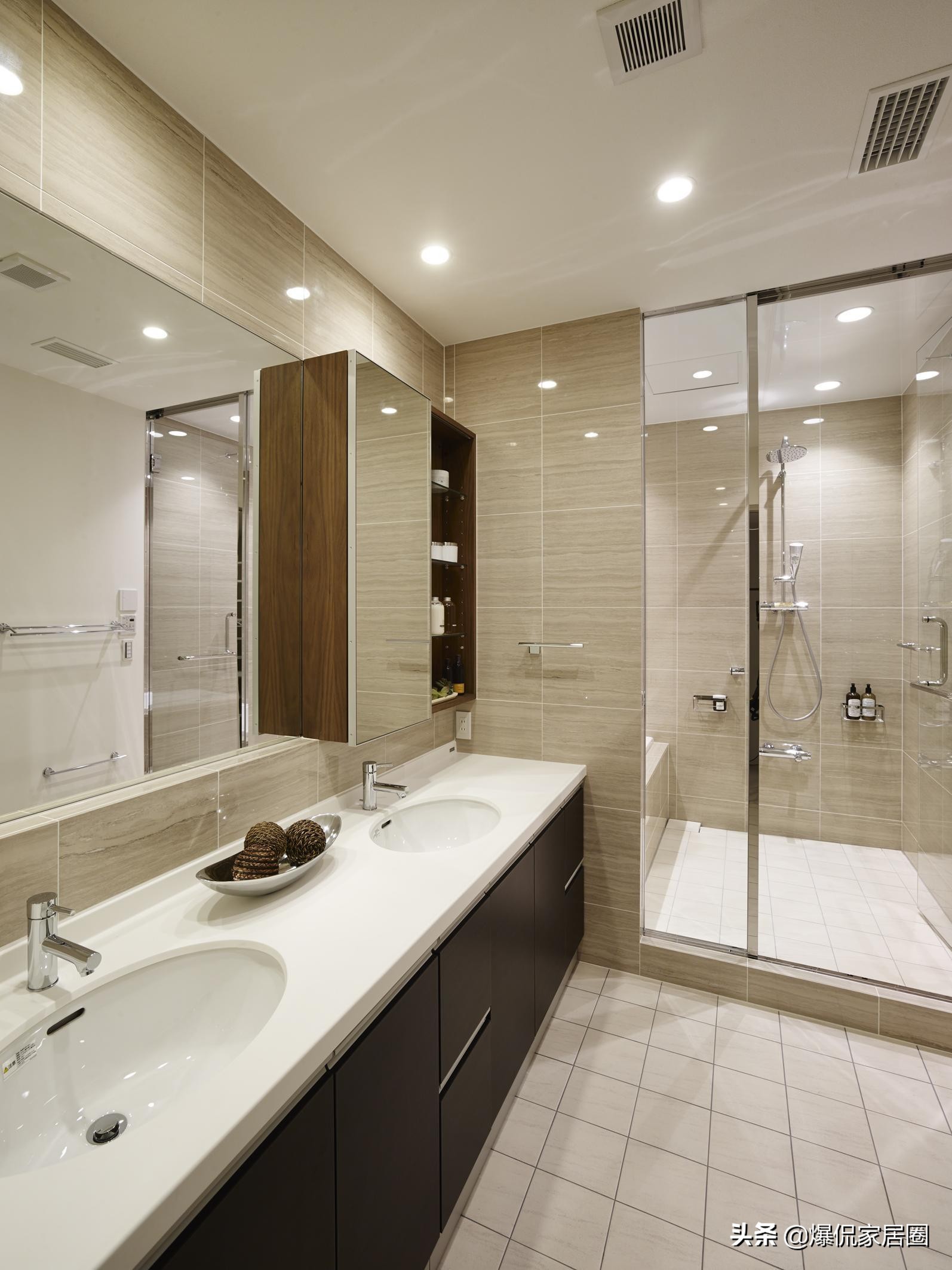 好的设计装修给人好的体验,高端装修的卫生间设计