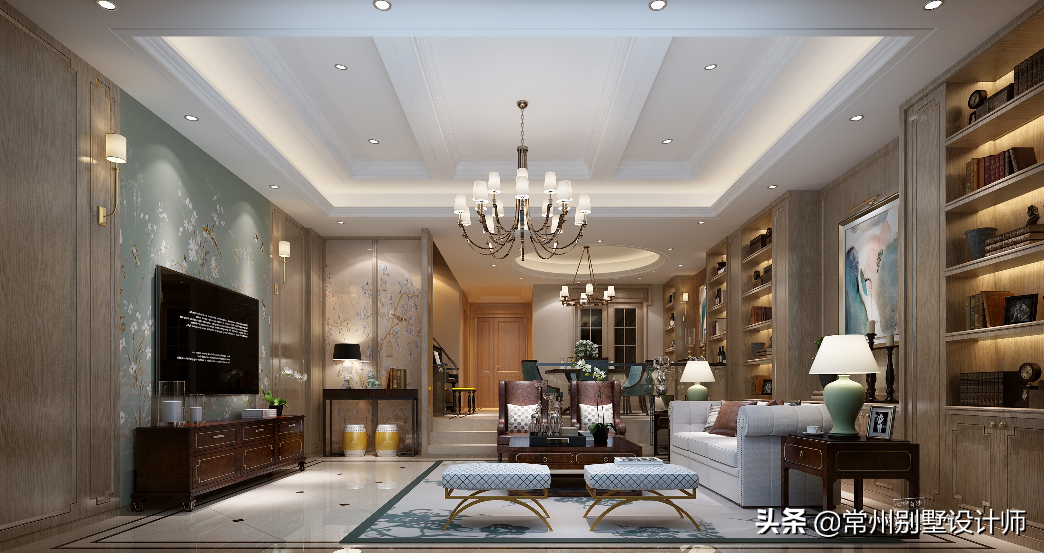 常州装修风格现代美式别墅,常州中式别墅装修风格设计案例