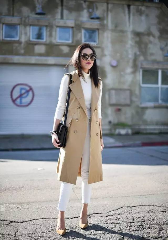 初秋马甲怎么穿好看,棋盘格针织马甲背心深秋款搭配