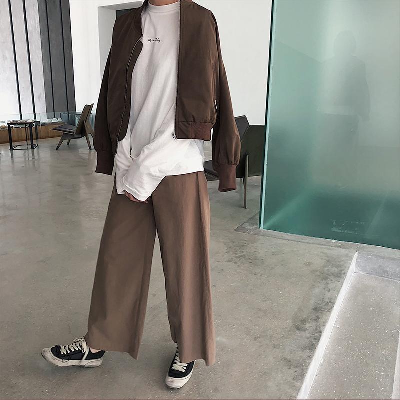 韩系穿搭宽松咖色,秋冬穿搭今年最流行的咖色