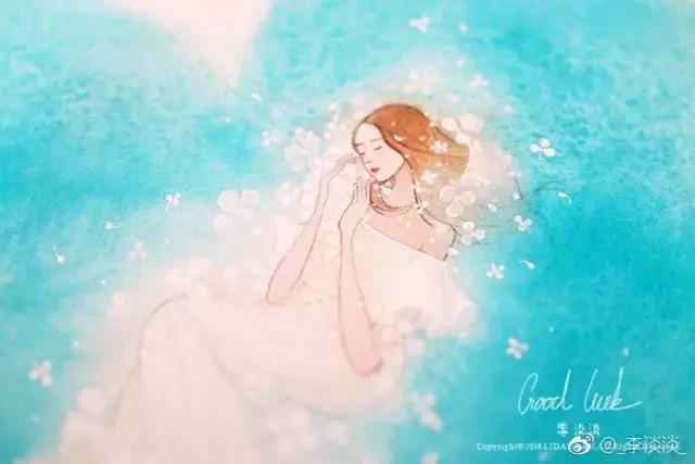 自己做ins插画卡片少女心 (少女心简单插画可爱小图案)