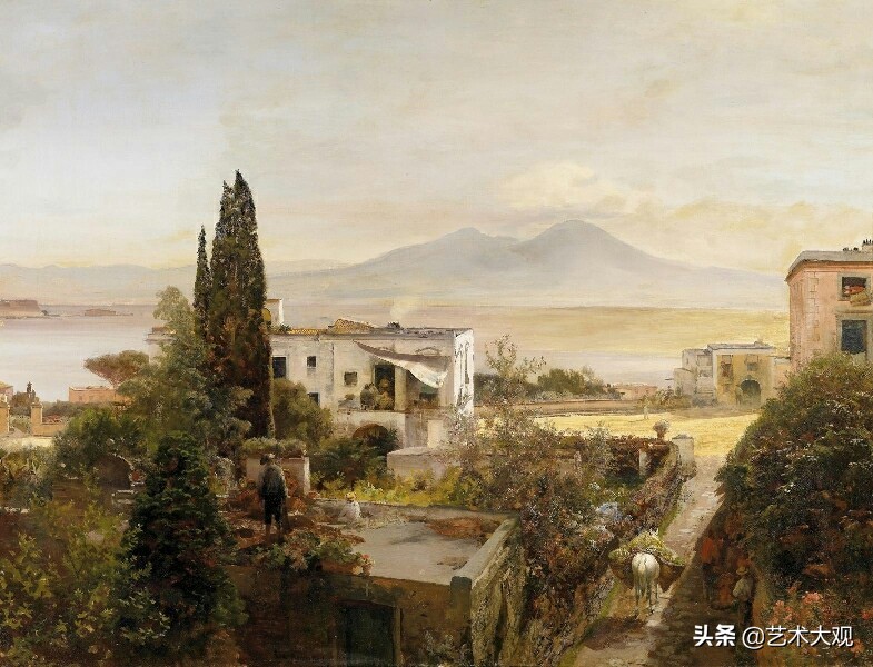 芬兰大师古典风景油画作品欣赏,顶级的欧洲午后阳光风景油画