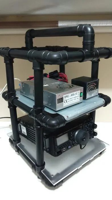 用pvc管做广告支架,不用花钱就能做一个监控支架