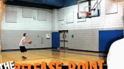 篮球跳投技巧视频,篮球拉杆上篮教学慢动作剪辑