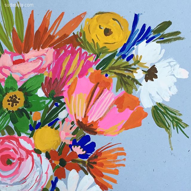 插画师carolyngavin绘画作品,carolyn插画