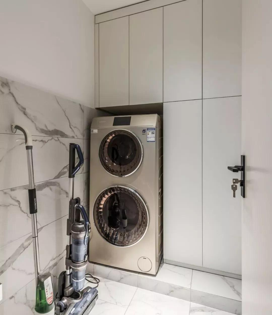 装修厨房可放洗衣机吗,洗衣机放客厅装修效果图