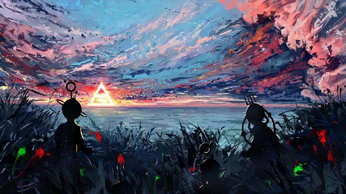 创意爱心插画素材,插画大全100张