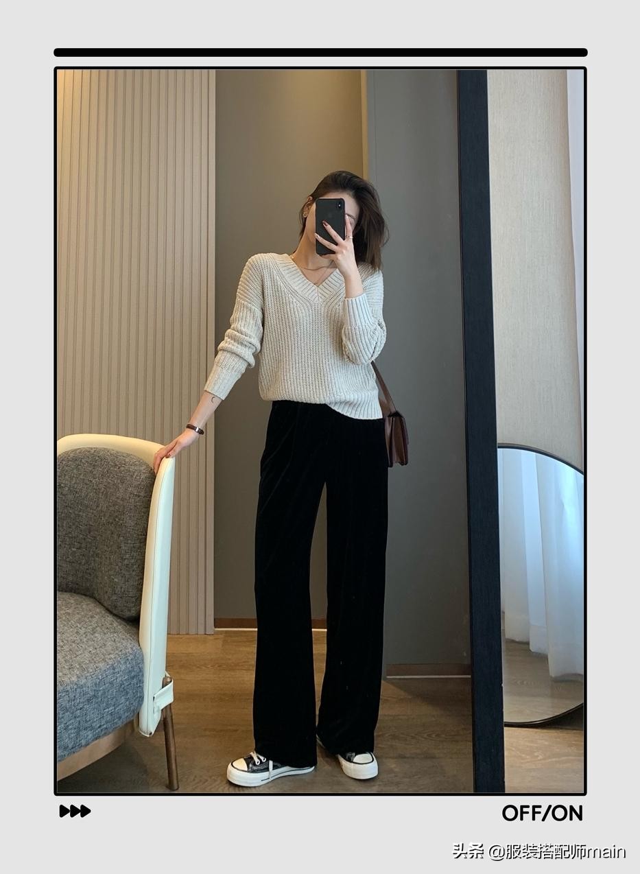 小黑裤过时秋天流行裤子时髦显高 (秋天小黑裤怎么穿才能时髦不撞衫)