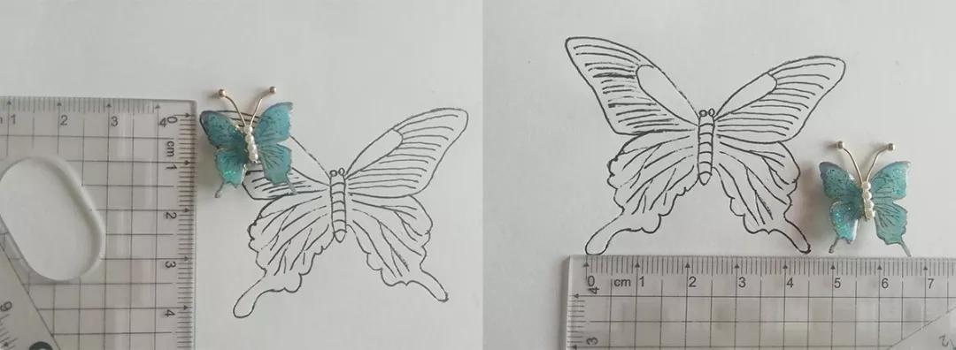 热缩片蝴蝶制作教程,热缩板耳环制作教程