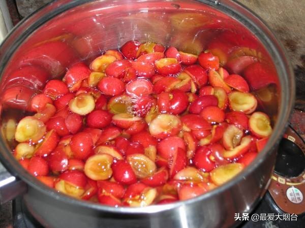 野樱桃酱家庭自制法,樱桃酱的制作方法樱桃去核