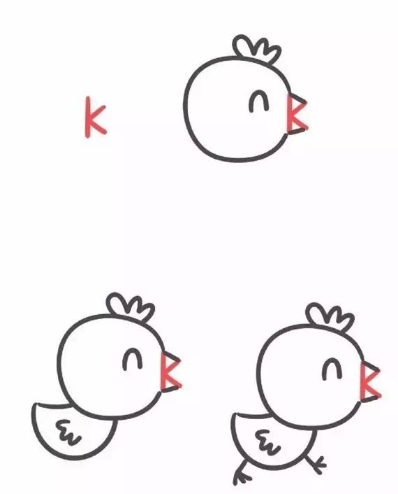 26个英文字母动物简笔画,26个英文字母像什么简笔画