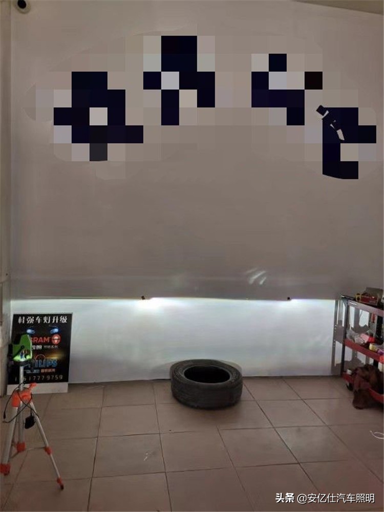 飞度改装前大灯位置稍差,飞度改装透镜大灯