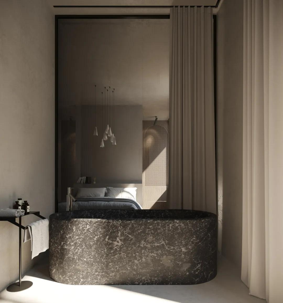 极简极奢设计,102平现代极简风格