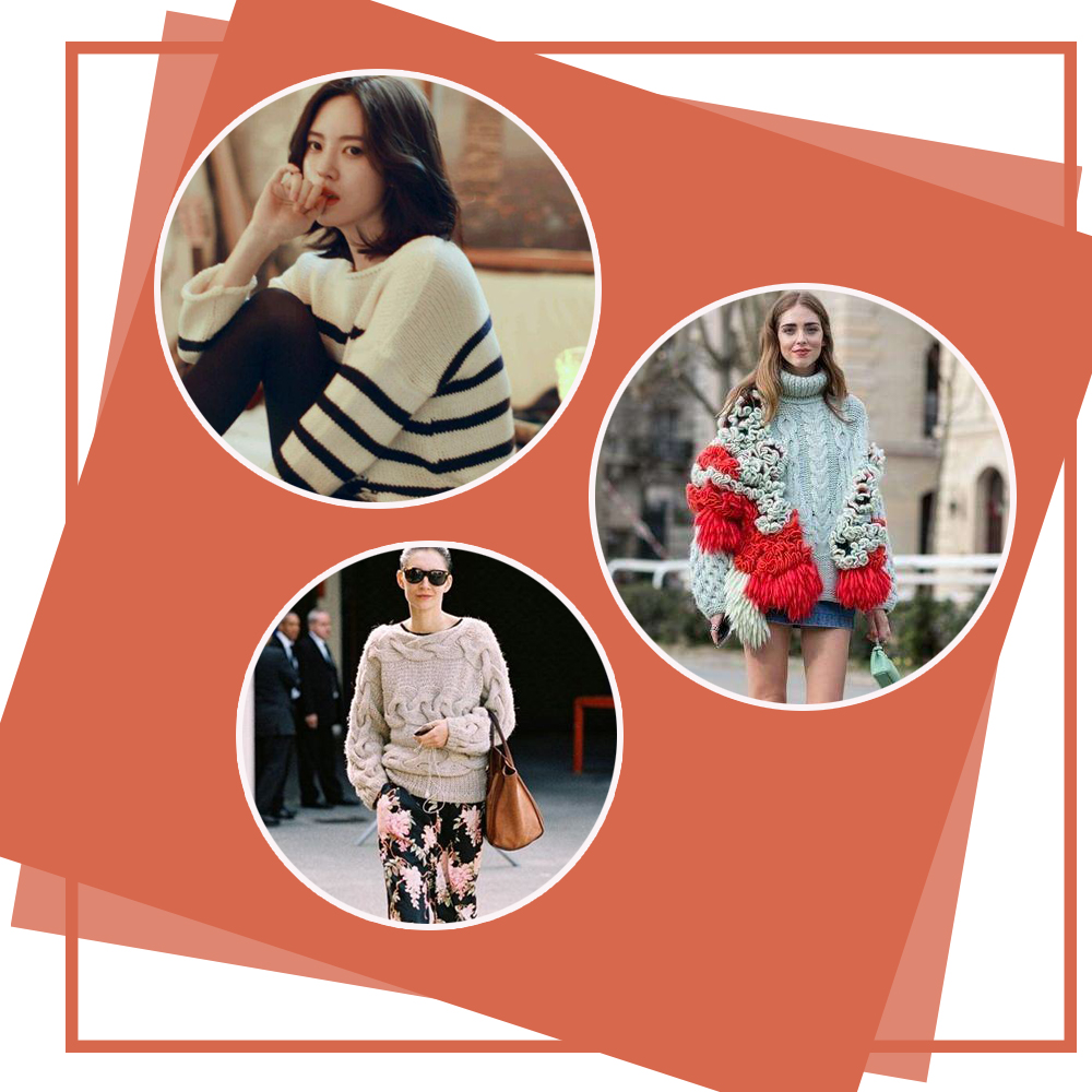 入秋毛衣怎么搭配好看,入秋毛衣