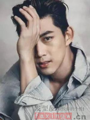 男生发型定位烫,男生微分定位烫