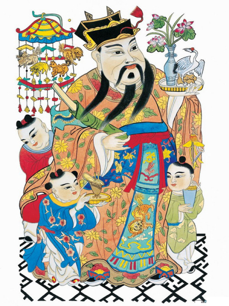 初五财神到喜迎财神爷,初五财神爷图片