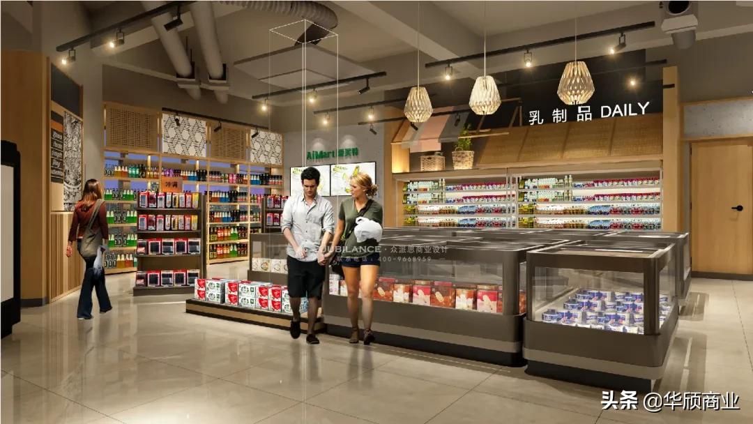 便利店超市装修效果图,小区车库超市装修效果图