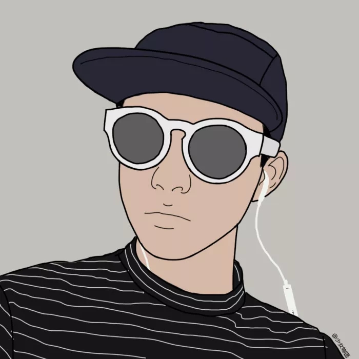 个性原宿风手绘头像,原宿风头像女伤感真人