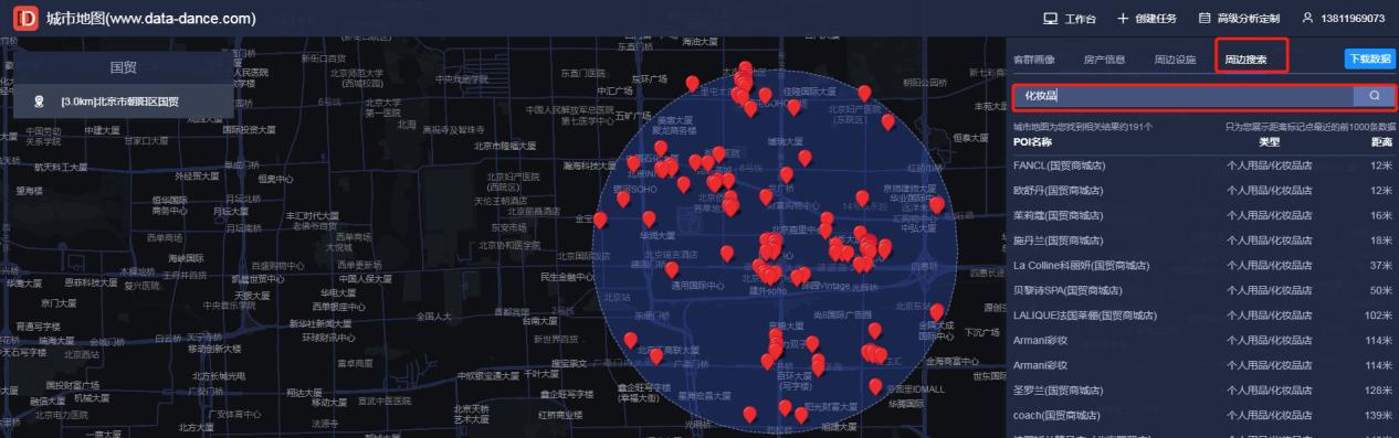 想加盟化妆品店怎么选址,店面选址大数据软件